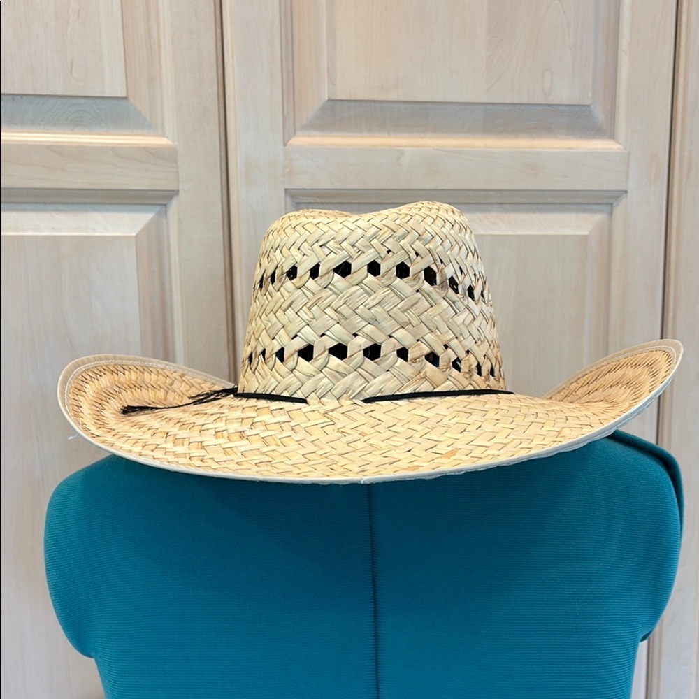 Natural Straw Cowboy Hat NWOT